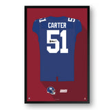 New York Giants<br>Abdul Carter Jersey Print
