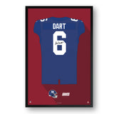 New York Giants<br>Jaxson Dart Jersey Print