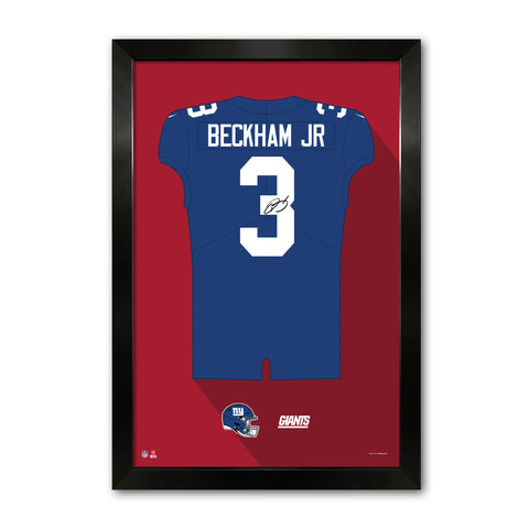 New York Giants<br>Odell Beckham Jr Jersey Print