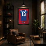 New York Giants<br>Odell Beckham Jr Jersey Print