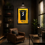 Pittsburgh Steelers<br>Jalen Ramsey Jersey Print