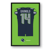 Seattle Seahawks<br>Sam Darnold Jersey Print