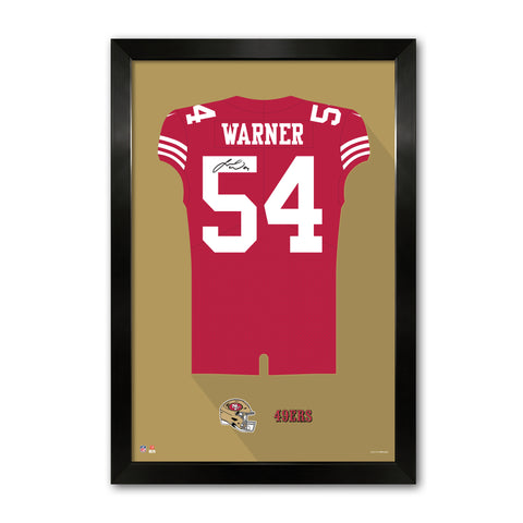 San Francisco 49ers<br>Fred Warner Jersey Print