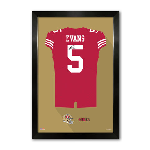 San Francisco 49ers<br>Mike Evans Jersey Print