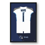 Tennessee Titans<br>Cam Ward Jersey Print