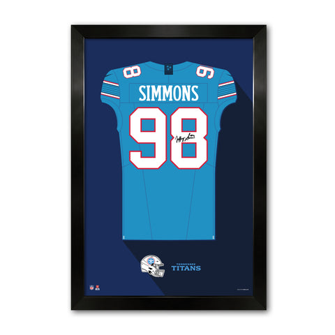Tennessee Titans<br>Jeffery Simmons Jersey Print