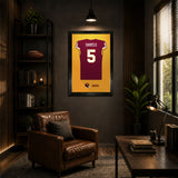 Washington Commanders<br>Jayden Daniels Jersey Print