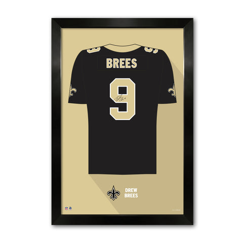 New Orleans Saints<br>Drew Brees Jersey Print