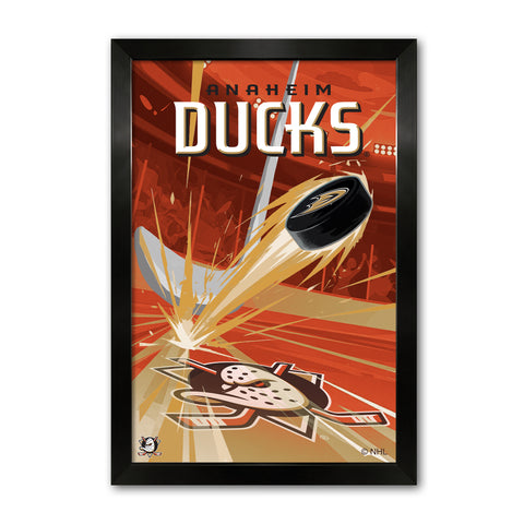 Anaheim Ducks<br>Puck Blast Print