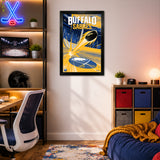 Buffalo Sabres<br>Puck Blast Print