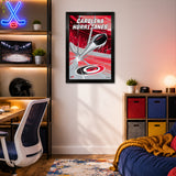 Carolina Hurricanes<br>Puck Blast Print