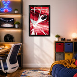 Detroit Red Wings<br>Puck Blast Print
