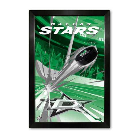 Dallas Stars<br>Puck Blast Print