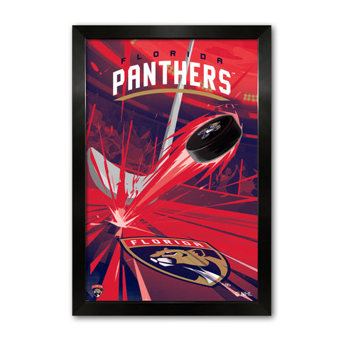 Florida Panthers<br>Puck Blast Print
