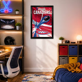 Montreal Canadiens<br>Puck Blast Print