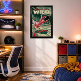 Minnesota Wild<br>Puck Blast Print