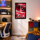New Jersey Devils<br>Puck Blast Print