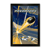 Nashville Predators<br>Puck Blast Print