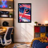 New York Rangers<br>Puck Blast Print