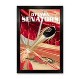 Ottawa Senators<br>Puck Blast Print