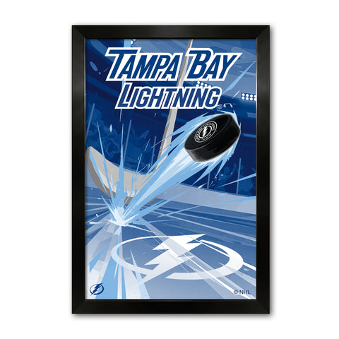 Tampa Bay Lightning<br>Puck Blast Print