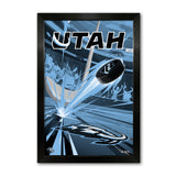 Utah Mammoth<br>Puck Blast Print