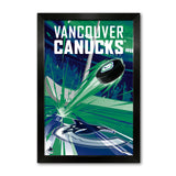 Vancouver Canucks<br>Puck Blast Print