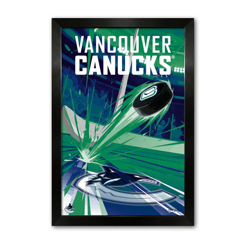 Vancouver Canucks<br>Puck Blast Print