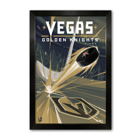 Vegas Golden Knights<br>Puck Blast Print