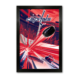 Washington Capitals<br>Puck Blast Print