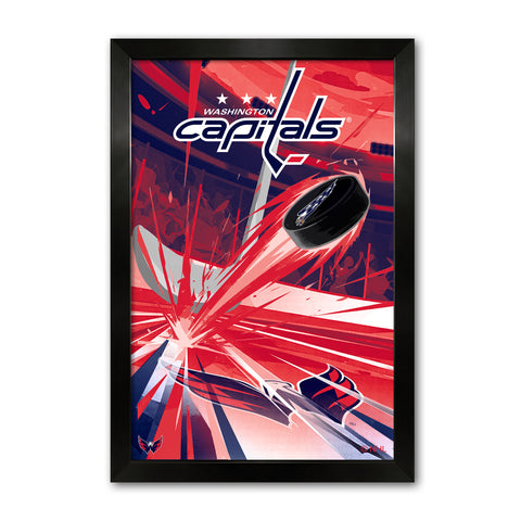 Washington Capitals<br>Puck Blast Print