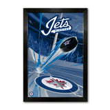 Winnipeg Jets<br>Puck Blast Print