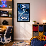 Winnipeg Jets<br>Puck Blast Print
