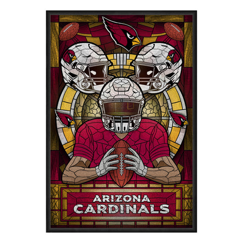 Arizona Cardinals<br>Stained Glass Print