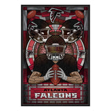 Atlanta Falcons<br>Stained Glass Print