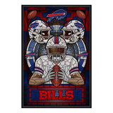 Buffalo Bills<br>Stained Glass Print