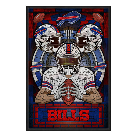 Buffalo Bills<br>Stained Glass Print