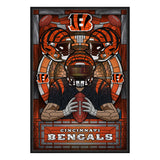 Cincinnati Bengals<br>Stained Glass Print