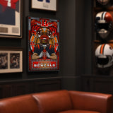 Cincinnati Bengals<br>Stained Glass Print