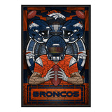 Denver Broncos<br>Stained Glass Print