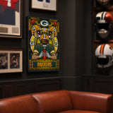 Green Bay Packers<br>Stained Glass Print