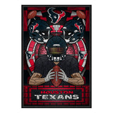 Houston Texans<br>Stained Glass Print