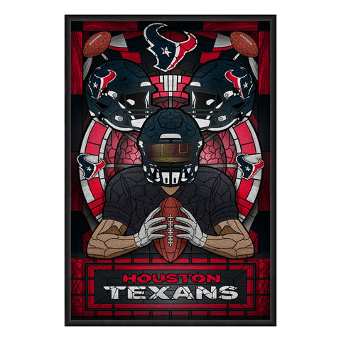 Houston Texans<br>Stained Glass Print