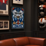 Indianapolis Colts<br>Stained Glass Print