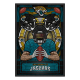 Jacksonville Jaguars<br>Stained Glass Print