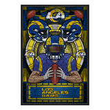 Los Angeles Rams<br>Stained Glass Print