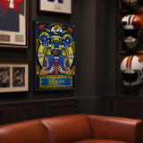 Los Angeles Rams<br>Stained Glass Print