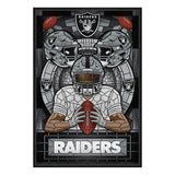 Las Vegas Raiders<br>Stained Glass Print