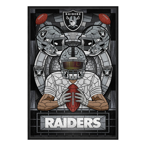 Las Vegas Raiders<br>Stained Glass Print