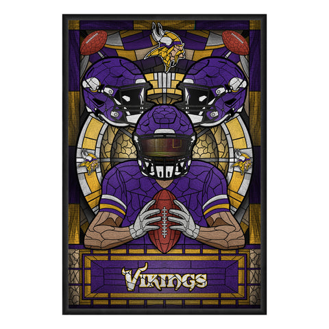 Minnesota Vikings<br>Stained Glass Print